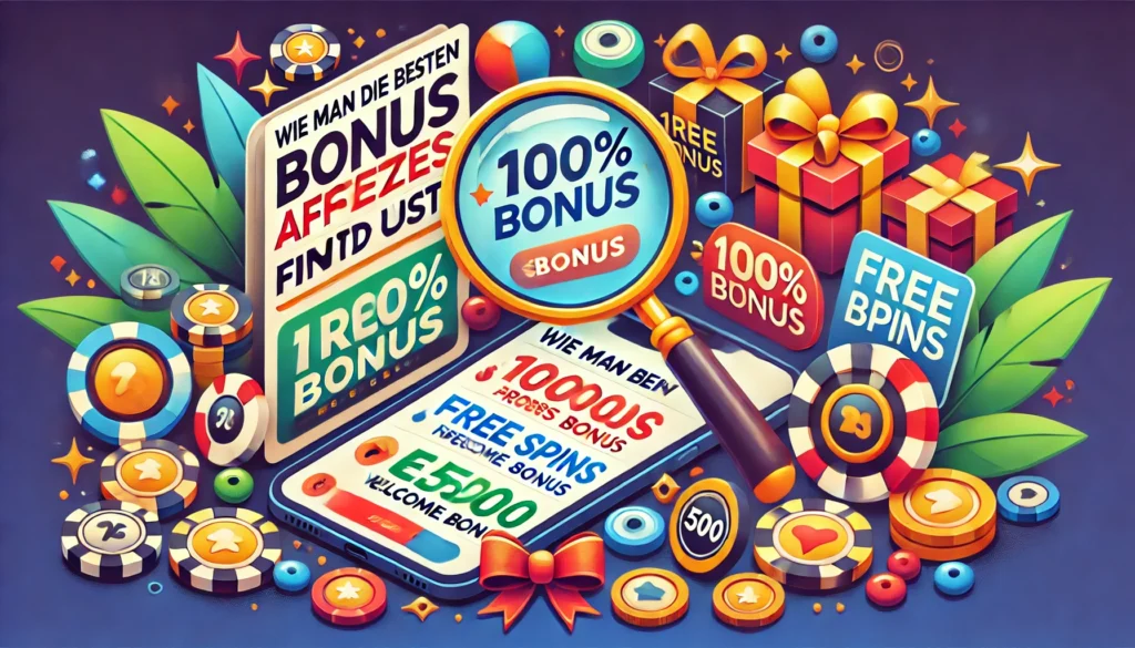 DALLE 20250323 133133 A dynamic and bold 169 thumbnail for a blog post titled Welche Casinos haben hohe Gewinne The background shows a luxurious digital casino with gl DummySlotsde